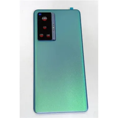 Tapa trasera o tapa bateria verde para Vivo X70 Pro mas cubierta camara