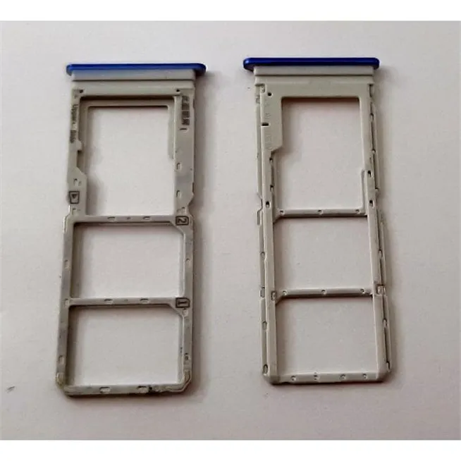 Soporte o bandeja dual sim azul para Vivo Y01 calidad premium