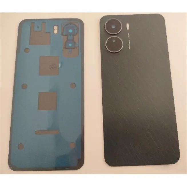 Tapa trasera o tapa bateria negra para Vivo Y16 V2204 V2214 mas cubierta camara