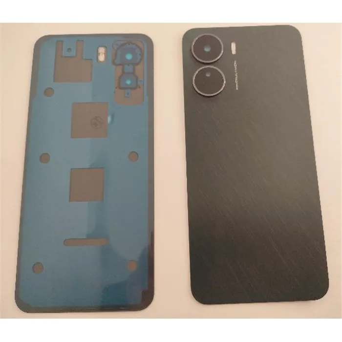 Tapa trasera o tapa bateria negra para Vivo Y16 V2204 V2214 mas cubierta camara
