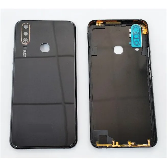 Tapa trasera o tapa bateria negra para Vivo Y17 mas cubierta camara