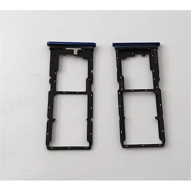 Soporte o bandeja dual sim azul para Vivo Y20S calidad premium
