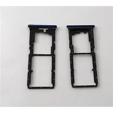 Soporte o bandeja dual sim azul para Vivo Y20S calidad premium