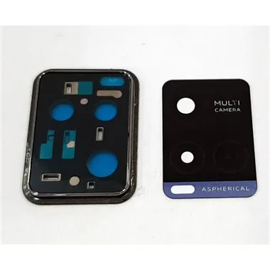 Cristal camara mas cubierta de camara azul para Vivo Y21 2021 calidad premium 