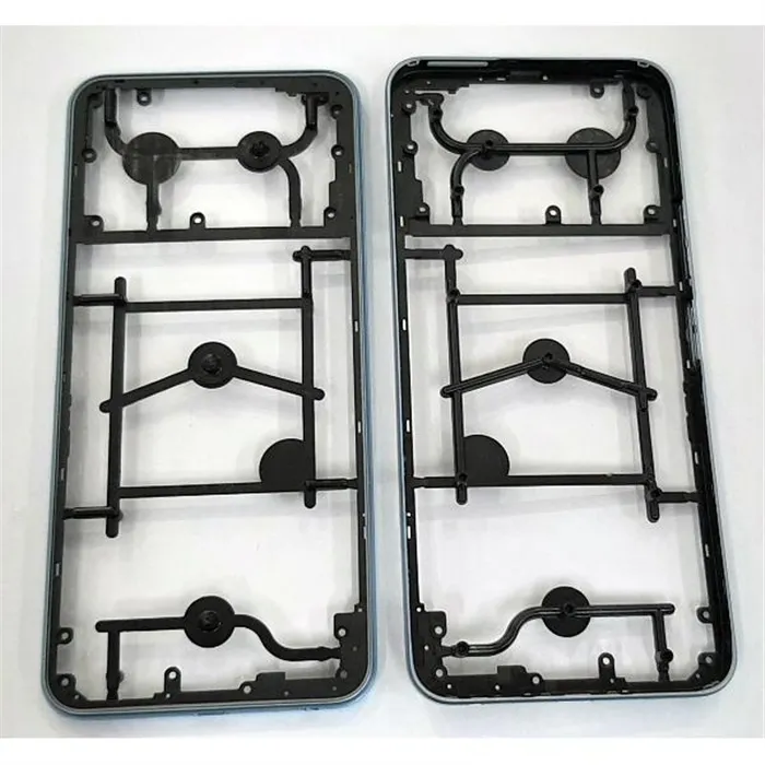 Carcasa central o marco azul para Vivo Y21S calidad premium