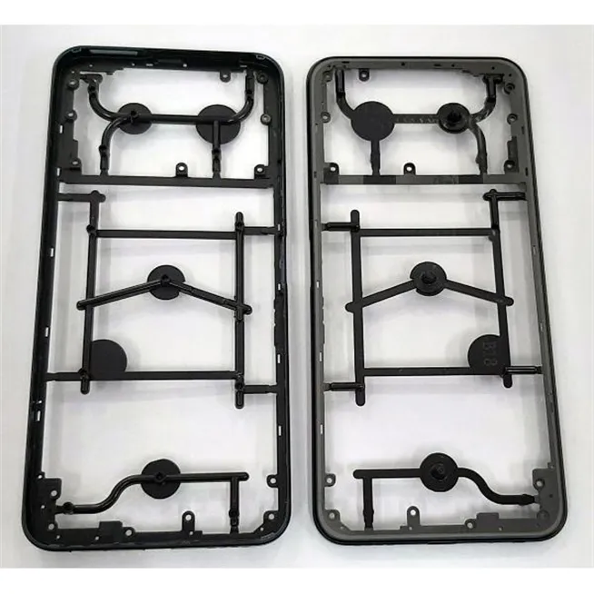 Carcasa central o marco negro para Vivo Y21S calidad premium