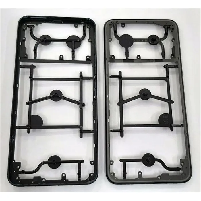 Carcasa central o marco negro para Vivo Y21S calidad premium
