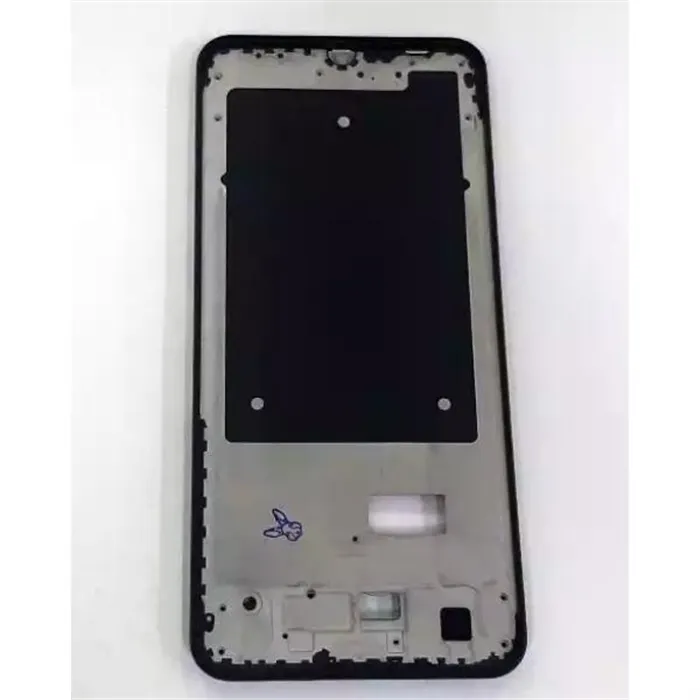Carcasa central o marco negro para Vivo Y33S 5G calidad premium