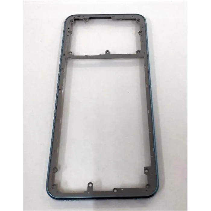 Carcasa central o marco azul para Vivo Y33S V2109 calidad premium