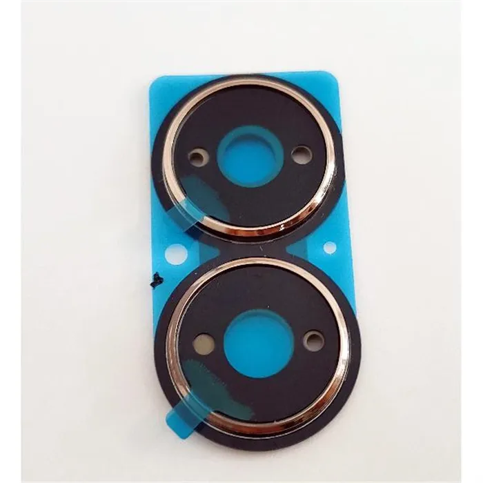 Set 2 cubierta camara dorada para Vivo Y35 2022 calidad premium