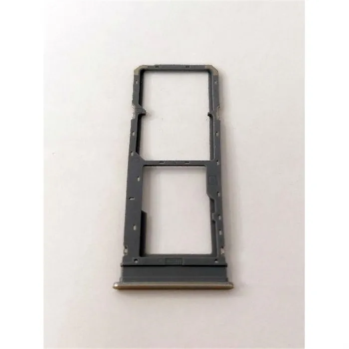 Soporte o bandeja dual sim dorado para Vivo Y36 calidad premium