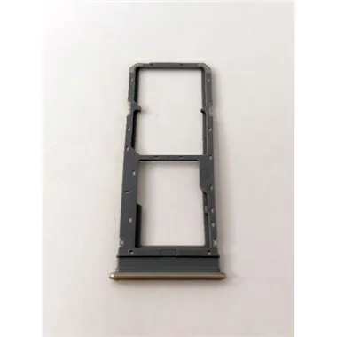 Soporte o bandeja dual sim dorado para Vivo Y36 calidad premium