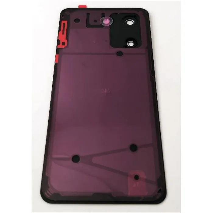 Tapa trasera o tapa bateria negra para Vivo Y36 con cristal de camara