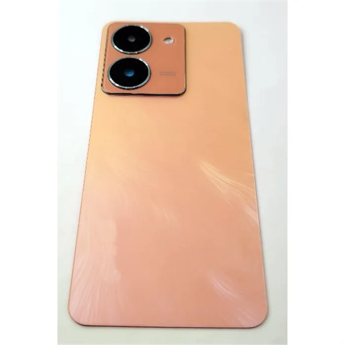 Tapa trasera o tapa bateria rosa para Vivo Y36 con cristal de camara