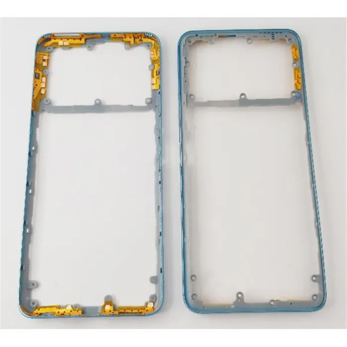 Carcasa o marco central azul para VIVO Y55 5G