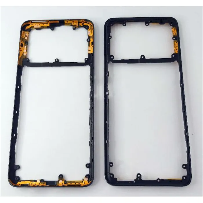 Carcasa o marco central negro para VIVO Y55 5G 