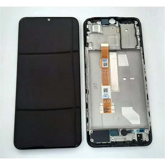 Pantalla lcd para Vivo Y55 5G mas tactil negro mas marco negro calidad premium