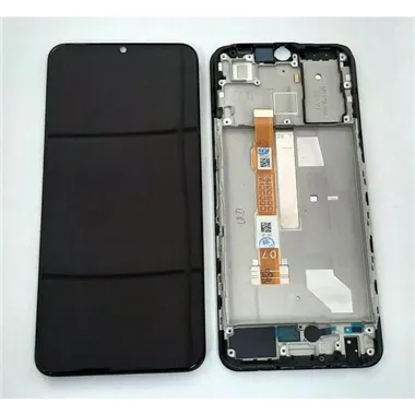 Pantalla lcd para Vivo Y55 5G mas tactil negro mas marco negro calidad premium