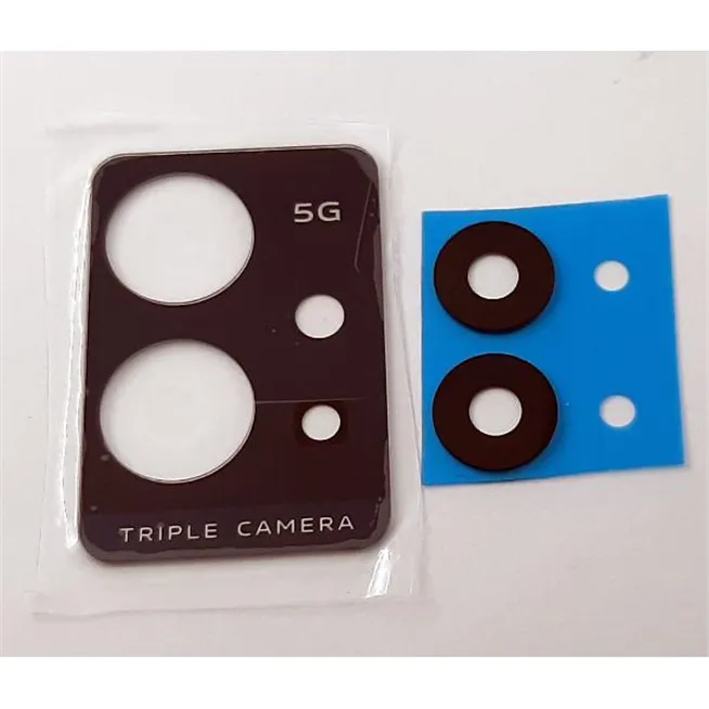 Set 3 cristal camara para Vivo Y55 5G calidad premium