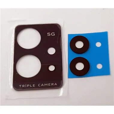 Set 3 cristal camara para Vivo Y55 5G calidad premium