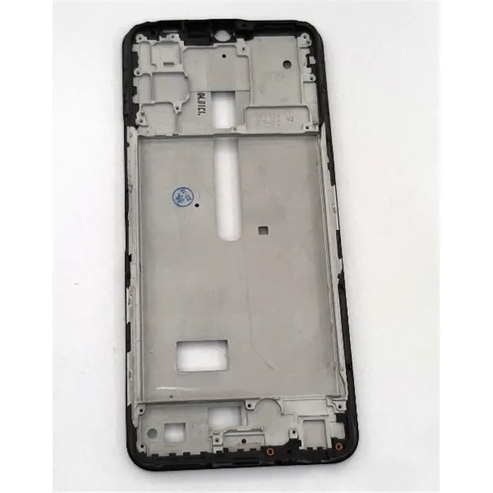 Carcasa central o marco negro para Vivo Y72 5G V2041 calidad premium
