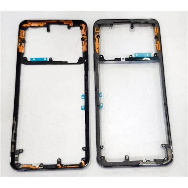 Carcasa trasera o marco negro para Vivo Y76 5G V2124 calidad premium