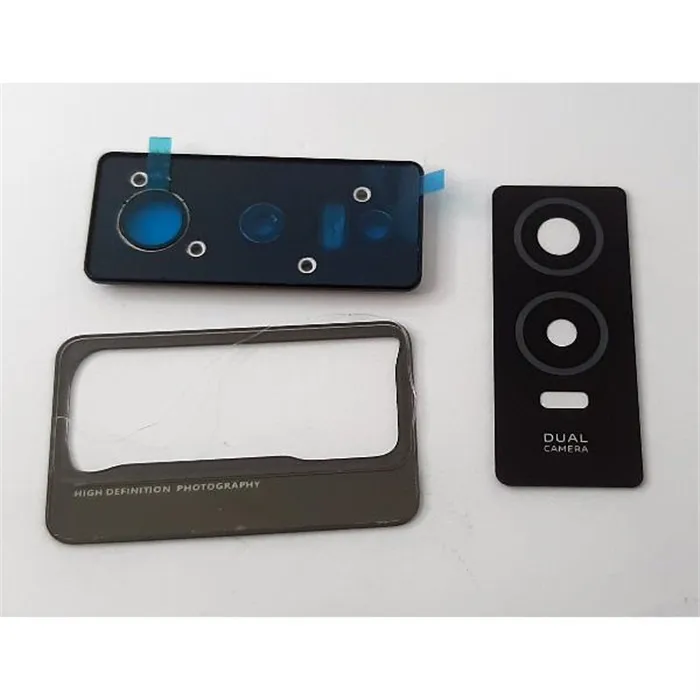 Cubierta camara negra para Vivo Y76 5G V2124 calidad premium