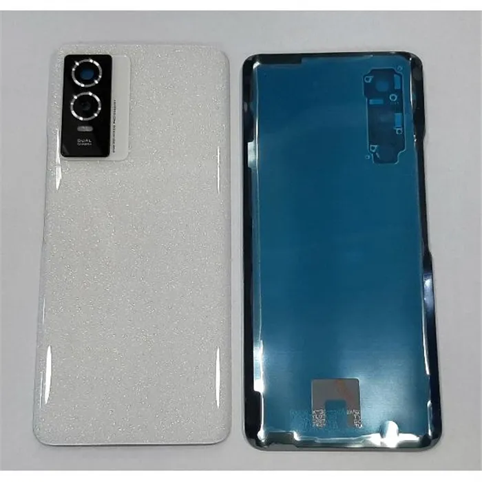 Tapa trasera o tapa bateria blanca para Vivo Y76S 5G Vivo Y76 5G V2124 mas cubierta camara