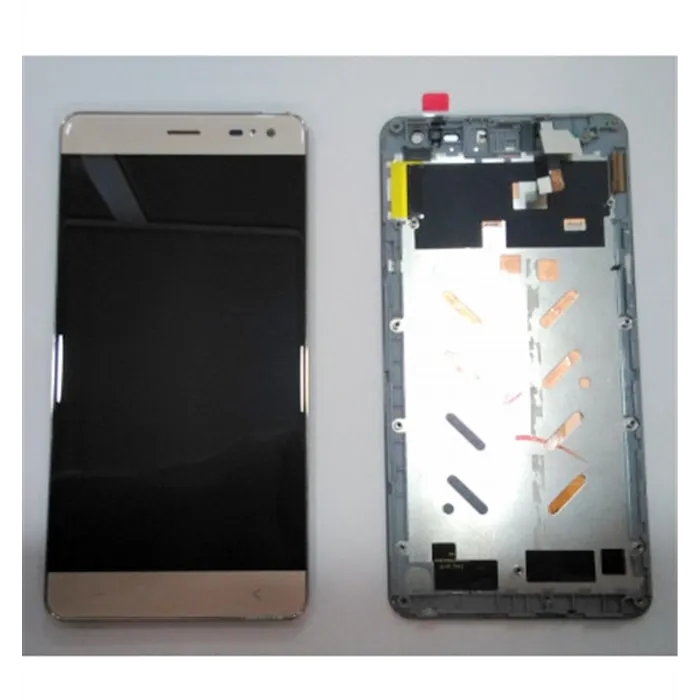 Pantalla LCD para Vkworld G1 mas tactil negro mas marco dorado