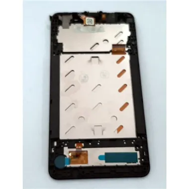 Pantalla lcd para Wiko Lenny 4 Plus mas tactil negro mas marco negro calidad premium