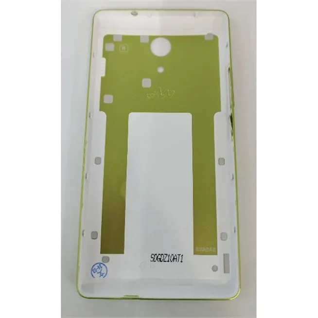 Tapa trasera o tapa bateria amarilla para Wiko Robby 