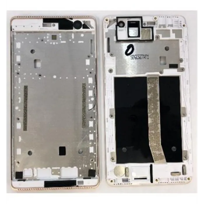 Wiko Robby carcasa central dorada premium