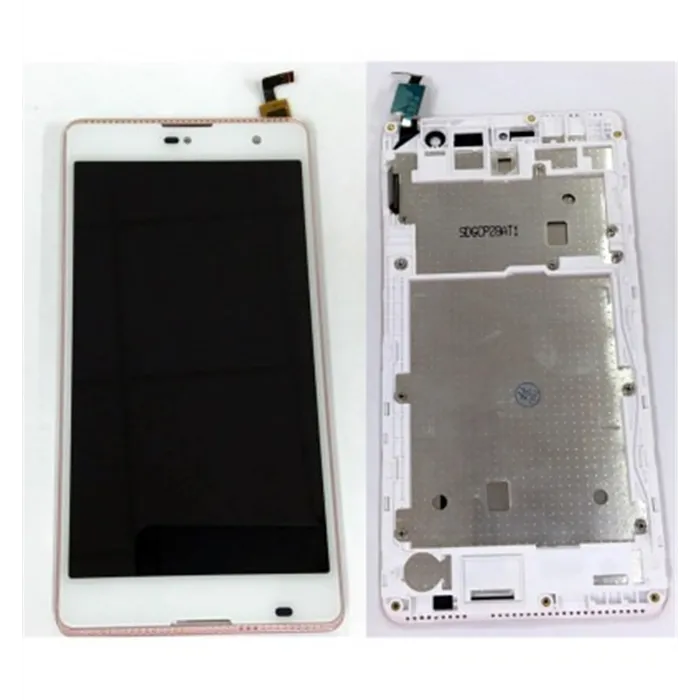 Wiko Robby pantalla lcd + tactil blanco + marco rosa premium