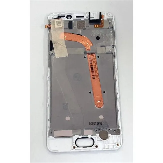 Pantalla lcd para Wiko U Feel Prime mas tacttil dorado mas marco blanco calidad premium