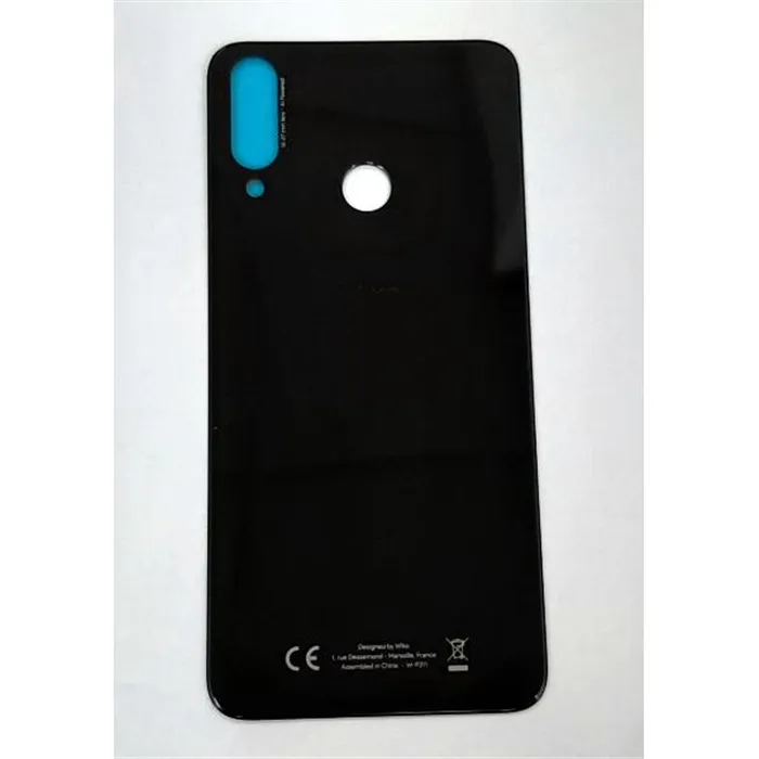 Tapa trasera o tapa bateria negra para Wiko View 3