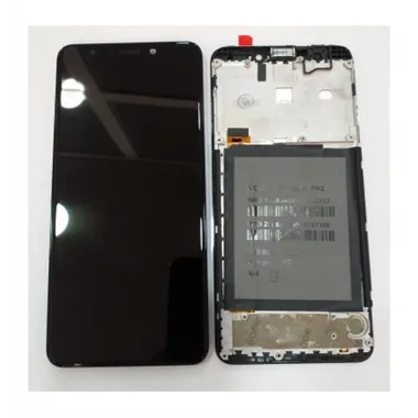 Wiko View Go pantalla lcd + tactil negro + marco premium