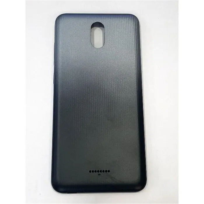 Carcasa trasera o tapa trasera gris para Wiko View Go