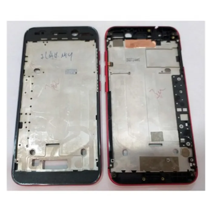 Wiko View Lite carcasa central o marco rojo