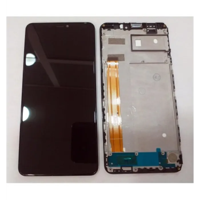 Wiko View Max pantalla lcd + tactil negro + marco negro