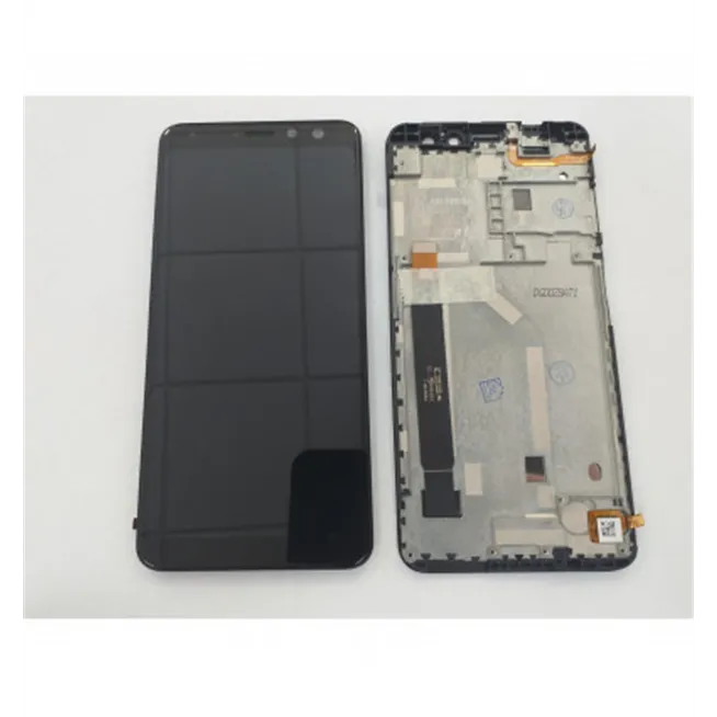 Pantalla LCD para Wiko View Prime mas tactil negro mas marco negro
