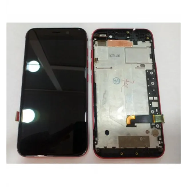 Wiko Wim Lite pantalla lcd + tactil negro + marco rojo