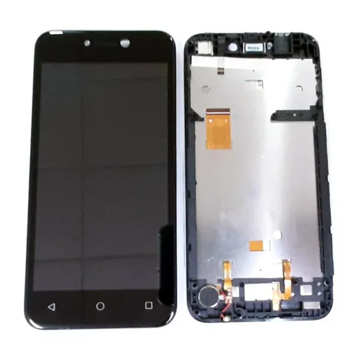 Pantalla lcd para Wiko Y50 mas tactil negro mas marco negro calidad premium