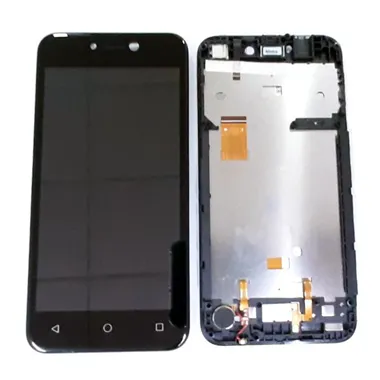 Pantalla lcd para Wiko Y50 mas tactil negro mas marco negro calidad premium