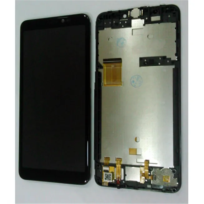 Pantalla lcd para Wiko Y60 mas tactil negro mas marco negro calidad premium