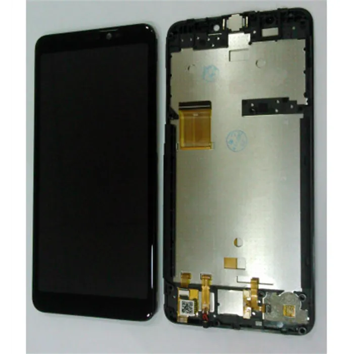Pantalla lcd para Wiko Y60 mas tactil negro mas marco negro calidad premium