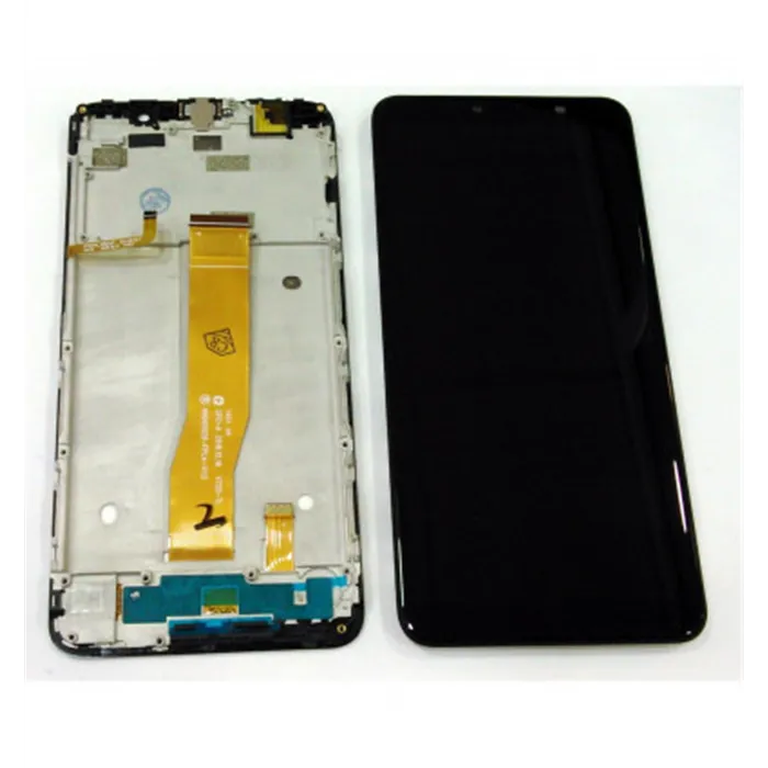 Pantalla lcd para Wiko Y80 mas tactil negro mas marco negro calidad premium