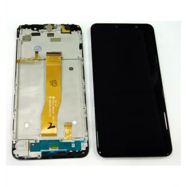 Pantalla lcd para Wiko Y80 mas tactil negro mas marco negro calidad premium