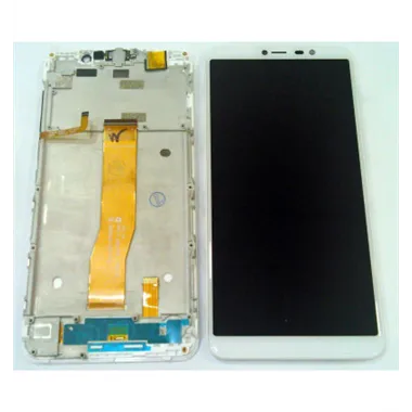 Pantalla lcd para Wiko Y80 mas tactil blanco mas marco blanco calidad premium