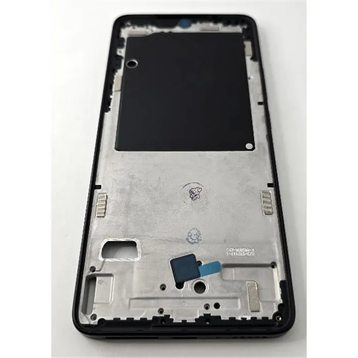 Carcasa o marco frontal negro para Xiaomi Redmi Note 14 4G Xiaomi Redmi Note 14 5G