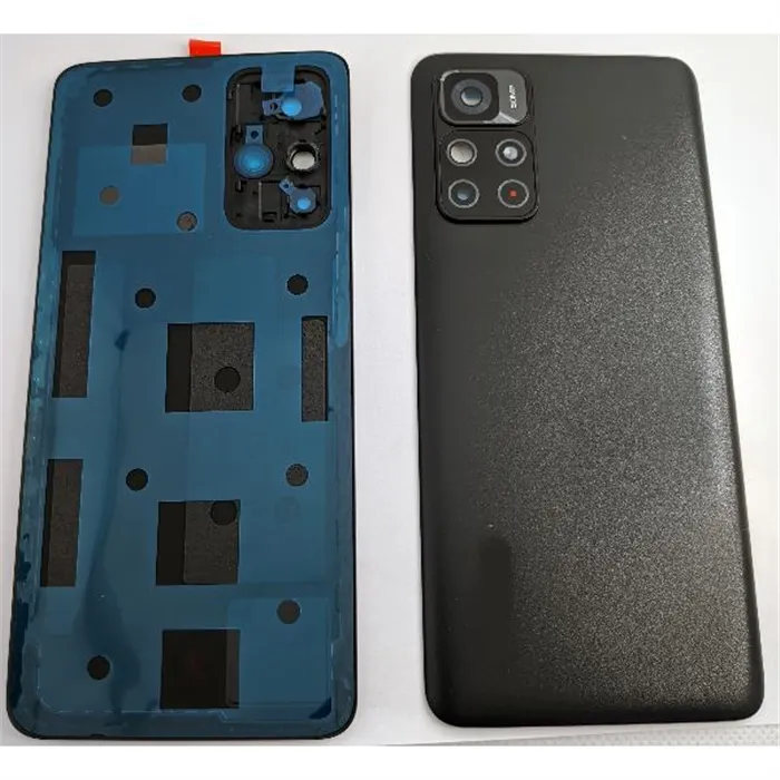 Tapa trasera o tapa bateria negra para Xiaomi Redmi Note 11S 5G mas cubierta camara 
